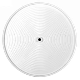 Rev-A-Shelf LD-2001 Series 18"D White Full Circle Lazy Susans, Independently Rotating 1 Shelf - LD-2001-18-11-10