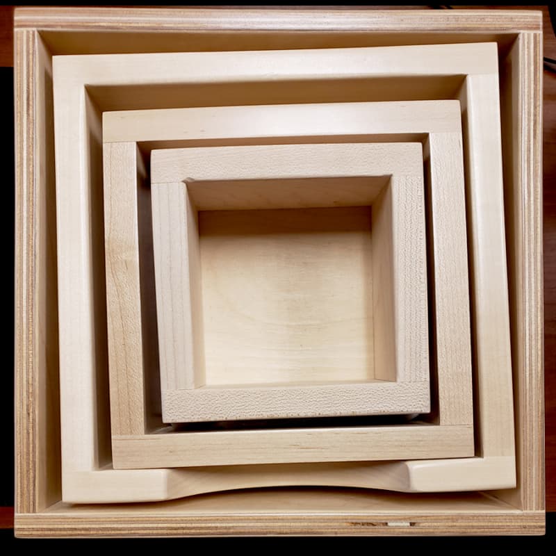 Custom Drawer Box Sample Set of Showroom Boxes