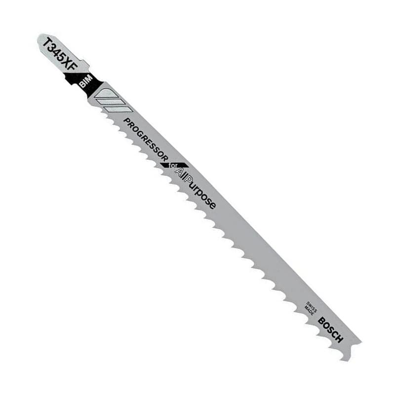 Jigsaw Blades BIM - Bi-Metal, T-Shank 5-1/4"L, Progressive 5-10 TPI, Fast Cut - 5 Each