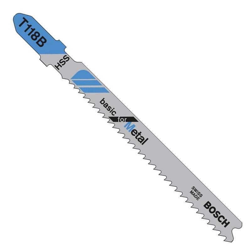 3-5/8" T-Shank Straight Cut Jigsaw Blade (5/Pack)