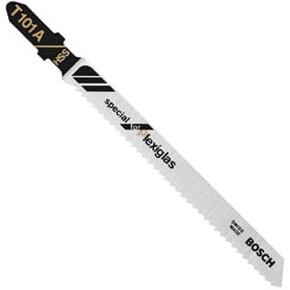 Jigsaw Blades HSS - High Speed Steel, T-Shank 4"L, 14 TPI, Fine, Straight Cut - 5 Each