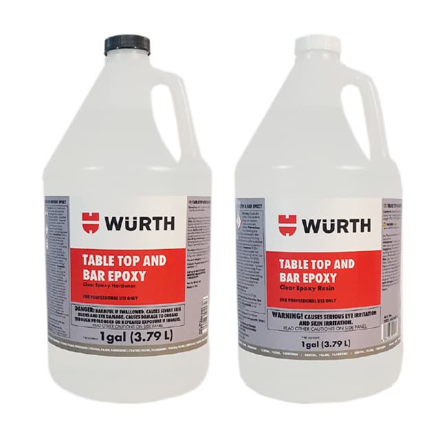 Table Top and Bar Epoxy Resin & Hardener, 1 Gallon