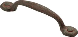 Belwith Keeler Refined Rustic Series 3-3/4" (96 mm) Center to Center Rustic Iron Pull, - P3000-RI