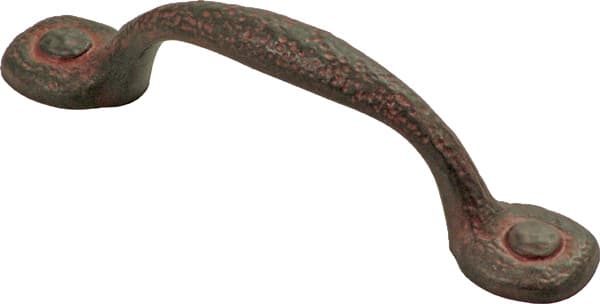 Hickory Hardware Refined Rustic 3" (76 mm) Center to Center Rustic Iron Pull, P3001-RI