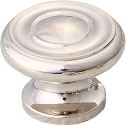 Schaub Traditional Designs Series Polished Chrome 1-1/2" (38 mm) Diameter Knob, - 704-PN