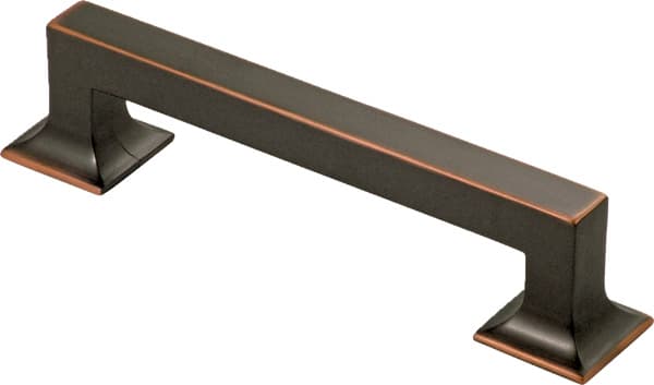 Hickory Hardware Studio Pull 5-1/16" (128 mm) Center to Center, Oil Rubbed Bronze Highlighted, P3012-OBH