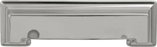 Hickory Hardware Studio Cup Pull 3" (76 mm) Center to Center, Bright Nickel, P3013-14
