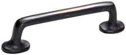 Cast Bronze Mountain Series, Solid Bronze Pulls 12" c/c, Antique Bronze Finish