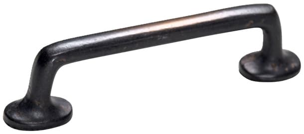 Cast Bronze Mountain, Solid Bronze Pulls 12" c/c, Antique Bronze Finish