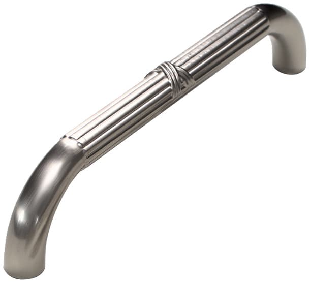 Versailles, Solid Brass Pantry/Appliance Pulls 10" c/c, Satin Nickel Finish