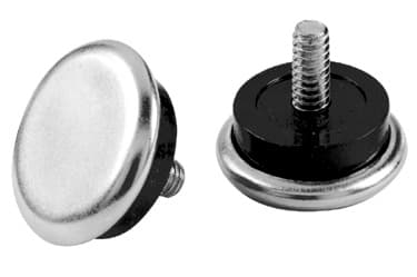 Leveling Non-Swivel Glides Economy Height Adjustable, Standard Duty