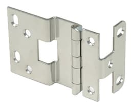 Rockford Process Free Swinging Overlay Five Knuckle Hinge, 270º Screw-on Dull Chrome - P849-26D