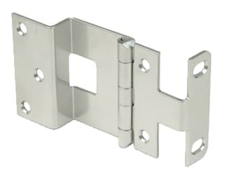 Rockford Process Free Swinging Overlay Five Knuckle Hinge, 270º Screw-on Dull Chrome - P7036-26D
