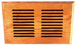 Wood Air Vents Unfinished Maple 3-3/4" x 13-3/16"