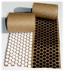 Felt Bumpers, Brown Adhesive Backed 3/8" Diameter, 1/8" Thickness - 5000 Box Quantity