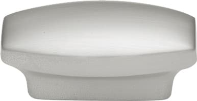 Hickory Hardware Metropolis Satin Nickel 1-11/16" (43 mm) L x 3/4" (19 mm) W Knob, P7523-SN