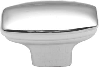 Hickory Hardware Eclipse Chrome 1-7/16" (37 mm) L x 3/4" (19 mm) W Knob, P208-26