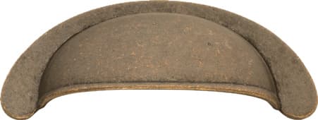 Hickory Hardware Oxford Antique 2-1/2" (64 mm) Center to Center Windover Antique Cup Pull, PA1022-WOA