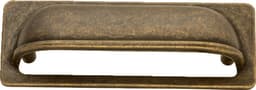 Belwith Keeler Oxford Antique Series 3" (76 mm) Center to Center Windover Antique Cup Pull, - PA1023-WOA