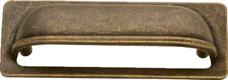 Hickory Hardware Oxford Antique 3" (76 mm) Center to Center Windover Antique Cup Pull, PA1023-WOA