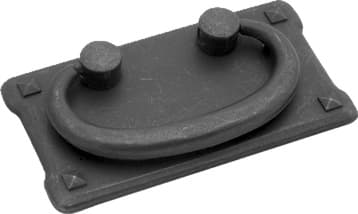 Hickory Hardware Old Mission Pull 1-1/4" (32 mm) Center to Center, Black Mist Antique, PA0721-BMA