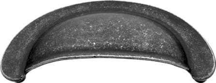 Hickory Hardware Manchester 2-3/4" (70 mm) Center to Center Vibra Pewter Cup Pull, PA1021-VP