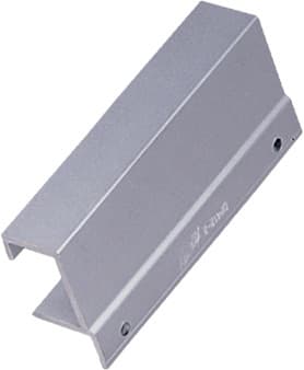 EPCO DP 3" (76 mm) Center to Center Anodized Satin Clear Aluminum Pull, DP412-A