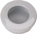 Hardware Concepts 2-7/16" (62 mm) Length Light Gray Recessed Pull, 2180-317 (WITH SCREWS)