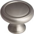 Schaub Traditional Designs Satin Nickel 1-1/4" (32 mm) Diameter Knob, 711-15