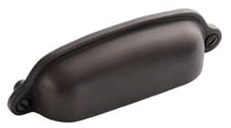 3" Traditional Cup Pull, Oil-Rubbed Bronze
