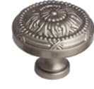 Schaub Versailles Satin Nickel 1-1/4" (32 mm) Diameter Knob, 751-15