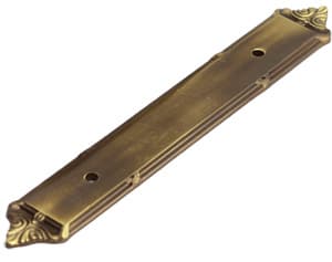 Schaub Versailles Backplate/Pull 3-3/4" (95mm) Center to Center Antique Light Polish, 763-ALP