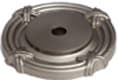 Schaub Versailles Backplate/Knobs 1-1/2" (38mm) Diameter Satin Nickel, 756-15