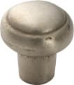 Schaub Cast Mountain Bronze Antique Silver 1-3/8" (35 mm) Diameter Knob, 781-AS