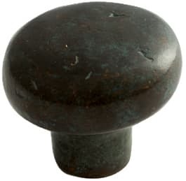 Schaub Cast Mountain Bronze Verde Imperiale 1-5/8" (41 mm) Diameter Knob, 773-VI
