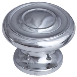 Schaub Traditional Designs Series Polished Chrome 1-1/4" (32 mm) Diameter Knob, - 703-26