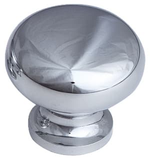 Schaub Traditional Designs Polished Chrome 1-1/4" (32 mm) Diameter Knob, 706-26