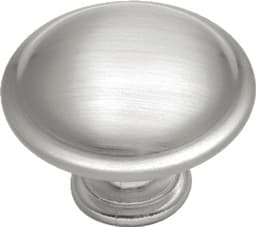 Belwith Keeler Conquest Series Satin Nickel 1-3/8" (35 mm) Diameter Knob, - P14848-SN