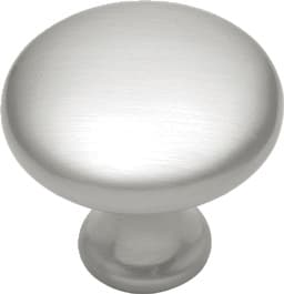 Hickory Hardware Conquest Satin Nickel 1-1/8" (29 mm) Diameter Knob, P14255-SN