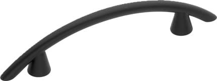 Hickory Hardware Metropolis 2-1/2" (64 mm) Center to Center Matte Black Pull, P2921-MB
