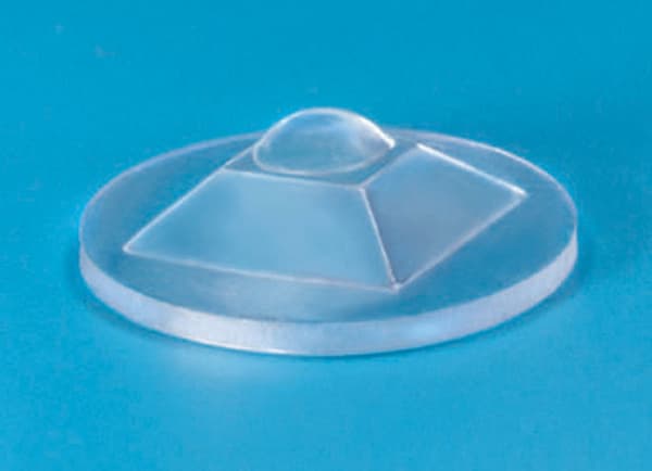 Sound Dampening Bumpers Cylindrical Polyurethane Bumpers, Self-Adhesive, 1/2 dia. x 5/32 Height, Clear, 1000/Box