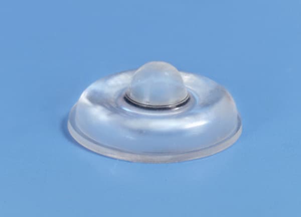 Sound Dampening Bumpers Cylindrical Polyurethane Bumpers, Self-Adhesive, 1/2 dia. x 7/32 Height, Clear, 1000/Box
