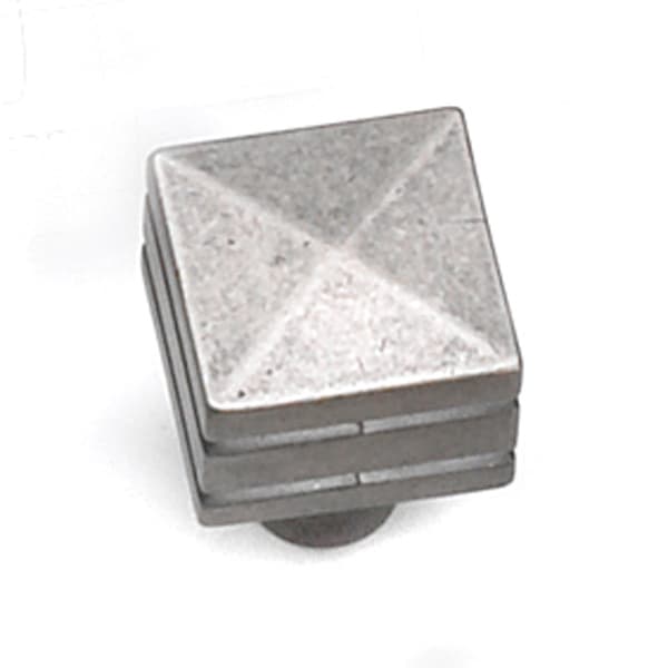 Laurey Kama Series 7/8" (22 mm) Long Antique Pewter Knob, - 23206