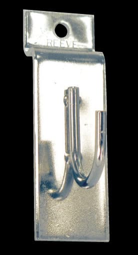 Slatwall Utility Hook, Chrome Finish