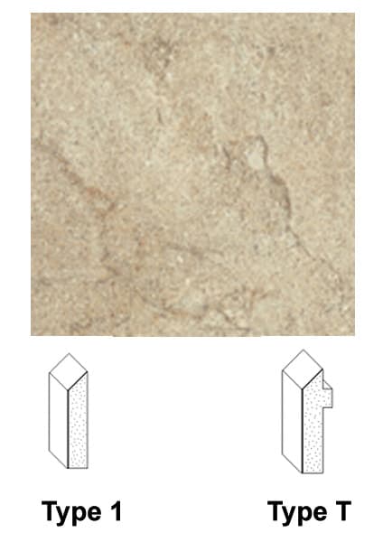 Kuehn Bevel edge moldings Travertine Etchings