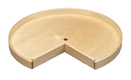 Rev-A-Shelf LD-4BW Series 28"D Maple Pie Cut Lazy Susan, Dependently Rotating 1 Shelf - LD-4BW-941-28-8