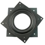 Square Zinc Plated Steel Swivel Bearing, Triangle