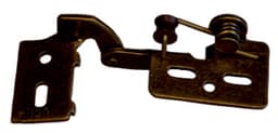 Youngdale Free Swinging 1/2" Overlay Pin/Knife Hinge, Screw-on Antique Brass - 65DSWR-PLY.AB