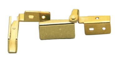Wood Technology Free Swinging Overlay Glass Door Hinge, 194° Screw-On Black - 7075.001.060