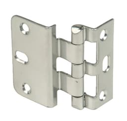 Rockford Process Free Swinging Overlay Five Knuckle Hinge, 270º Screw-on Dull Chrome - P349-26D